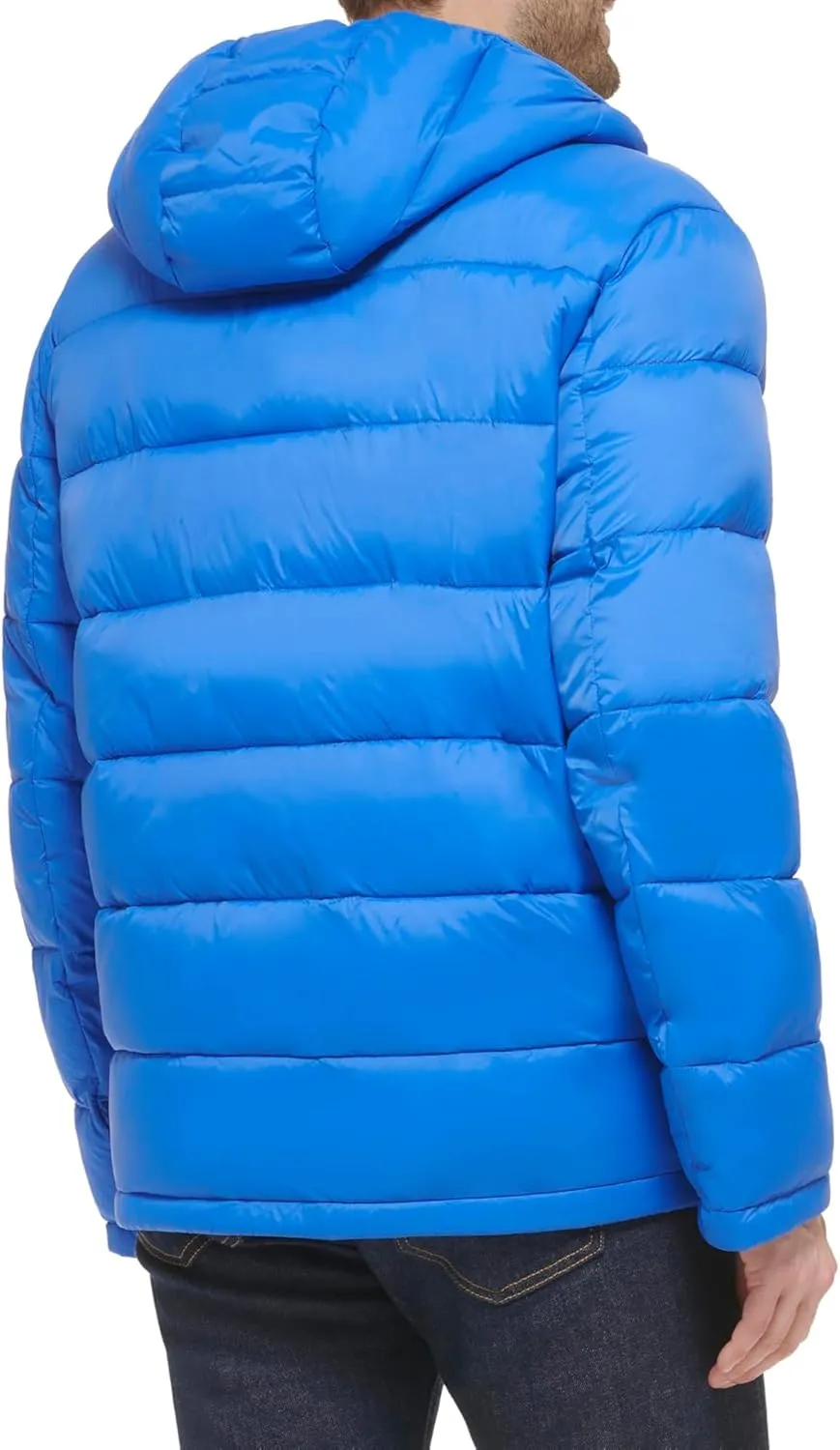 Cole Haan Men's Hooded Nylon Puffer Jacket