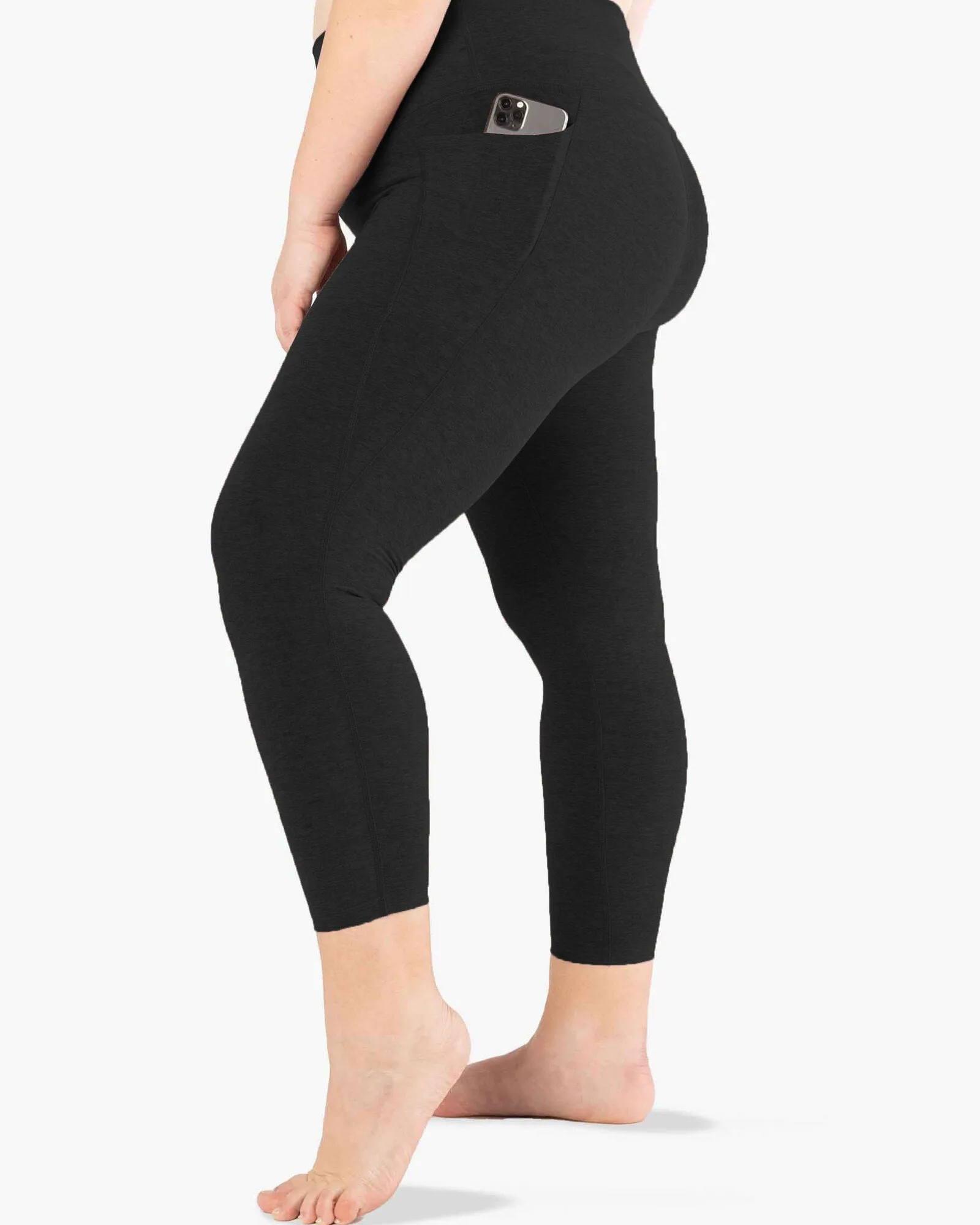 Lily High-Waisted Pocket Legging | Black