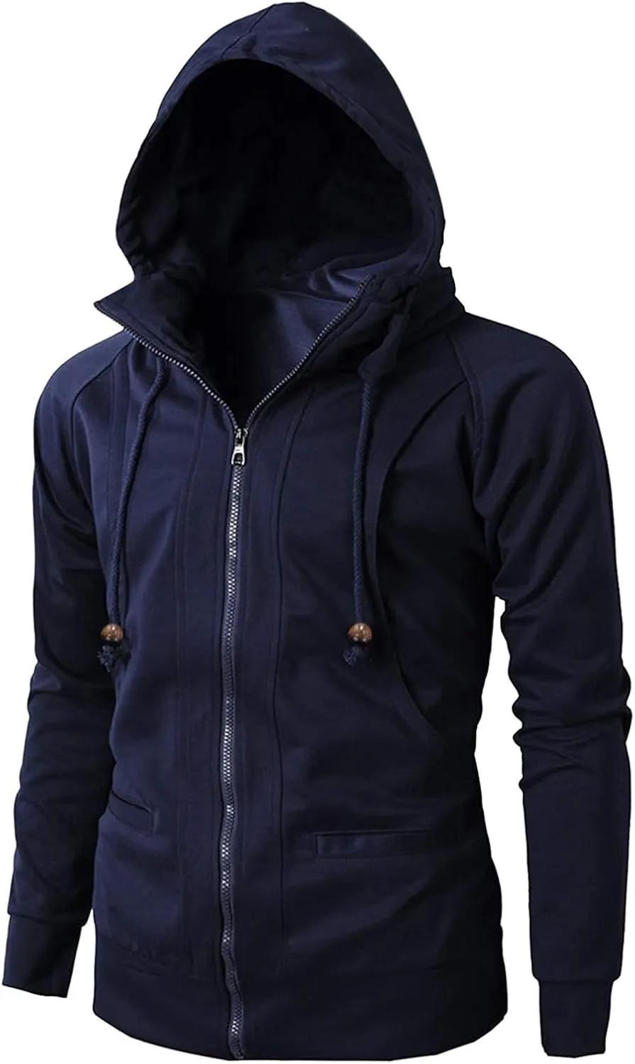 Winter Jackets for Men Big and Tall Fall Winter Warm Casual Cardigan Solid Sweater Long Sleeve Button Knitted Coat