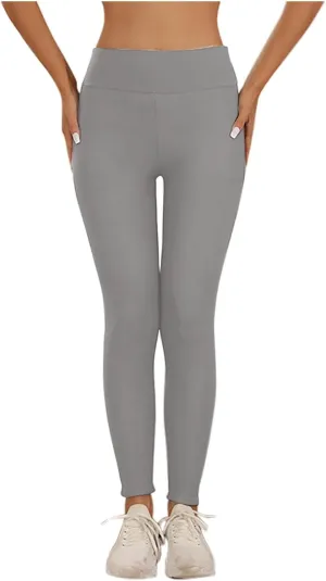Women's Casual Sherpa Leggings Thicken Heavy Jogger Pants Fleece Lined Warm Thermal Pants Workout Yoga Tights