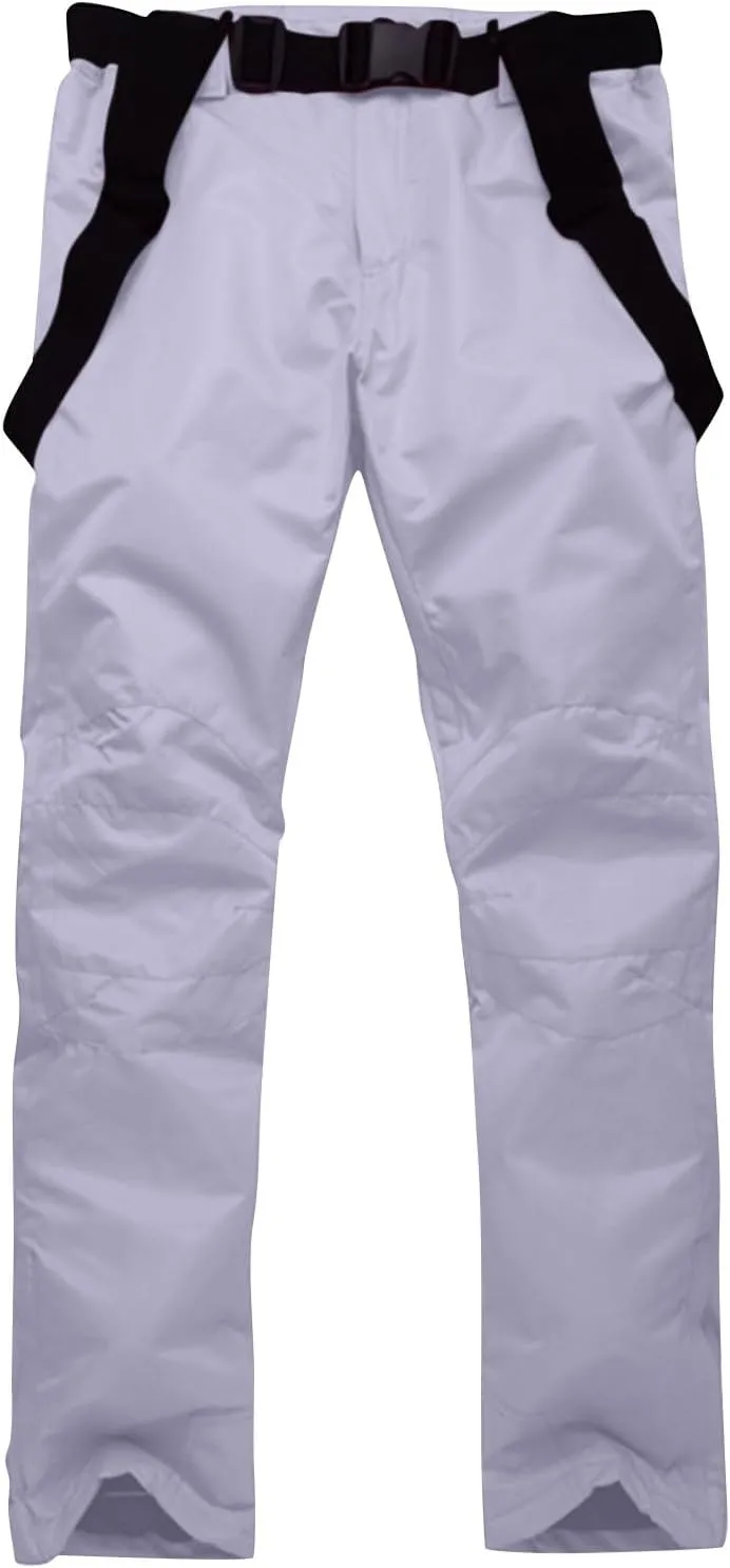 Womens Snow Pants Waterproof Snow Ski Pants Insulated Warm Winter Outdoor Snowboard Bibs with Suspenders